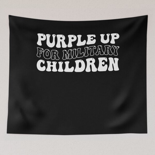 Item preview, Military Kids Support Purple Awareness designed and sold by KroghDs.