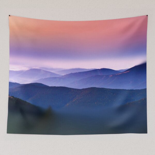 Item preview, Mysterious Mystical Mountain Landscape At Sunset Fantasy Art  designed and sold by DEC02.