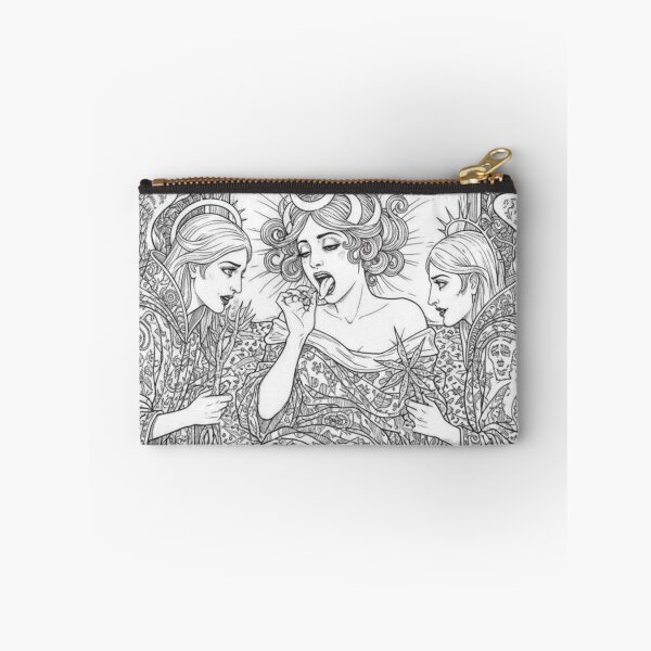 Item preview, Mythic Sapphic Tarot-style Line Art 2 designed and sold by NickWhittleArt.