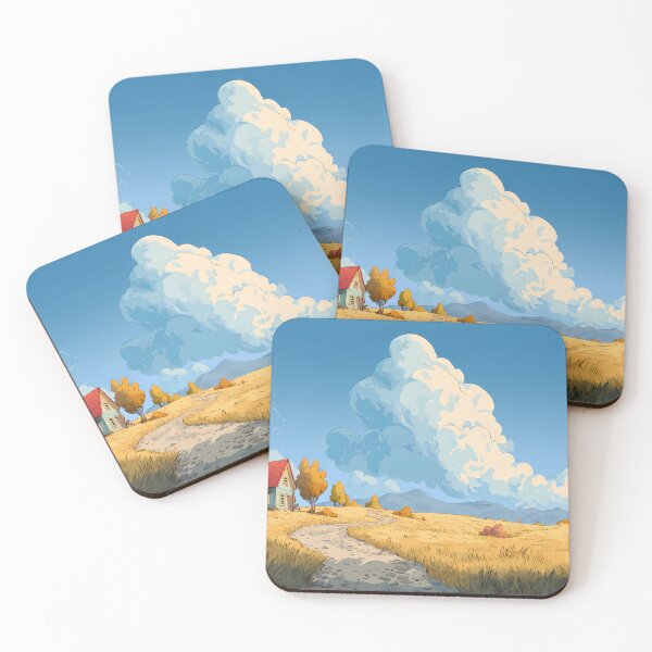 Item preview, House Charming Landscapes Whimsical Characters Colorful Art Design designed and sold by ART ATTACK ZONE.