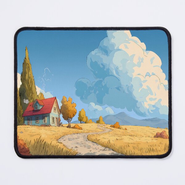 Item preview, House Charming Landscapes Whimsical Characters Colorful Art Design designed and sold by ART ATTACK ZONE.