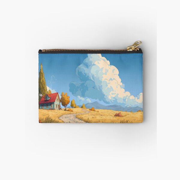 Item preview, House Charming Landscapes Whimsical Characters Colorful Art Design designed and sold by ART ATTACK ZONE.