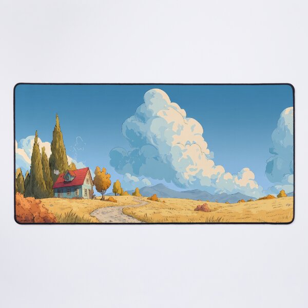 Item preview, House Charming Landscapes Whimsical Characters Colorful Art Design designed and sold by ART ATTACK ZONE.