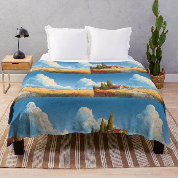 Item preview, House Charming Landscapes Whimsical Characters Colorful Art Design designed and sold by ART ATTACK ZONE.