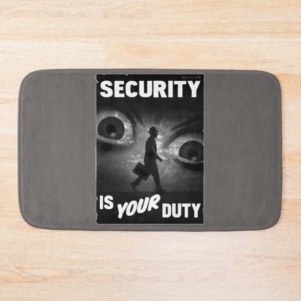Item preview, Security is your duty designed and sold by DBnation.