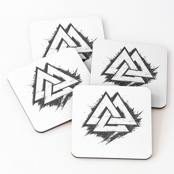 Item preview, Geometric Triangle Knot Symbol Art designed and sold by Motiva100.