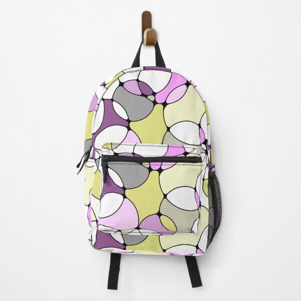 Item preview, Neurographic Joy Abstract Overlapping Shapes Pink Purple Yellow Grey designed and sold by thecolorbirdie.