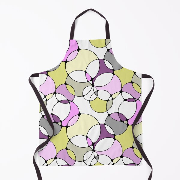 Item preview, Neurographic Joy Abstract Overlapping Shapes Pink Purple Yellow Grey designed and sold by thecolorbirdie.