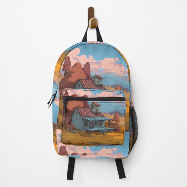 Item preview, Cartoon Charming Landscapes Whimsical Characters Colorful Art Design designed and sold by ART ATTACK ZONE.