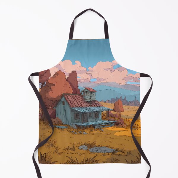 Item preview, Cartoon Charming Landscapes Whimsical Characters Colorful Art Design designed and sold by ART ATTACK ZONE.