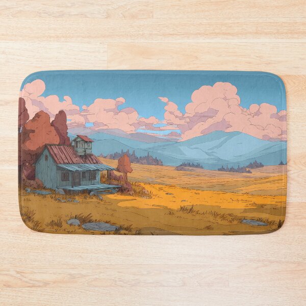 Item preview, Cartoon Charming Landscapes Whimsical Characters Colorful Art Design designed and sold by ART ATTACK ZONE.