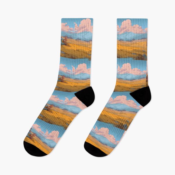 Item preview, Cartoon Charming Landscapes Whimsical Characters Colorful Art Design designed and sold by ART ATTACK ZONE.