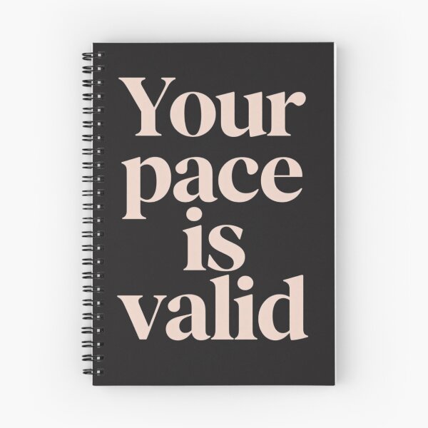 Item preview, Minimal Quote Typography – Clean Motivational Text. YOUR PACE IS VALID designed and sold by rbofficialshop.