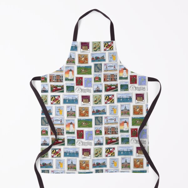 Item preview, Maryland Stamps Illustration designed and sold by Elizabeth Weglein.