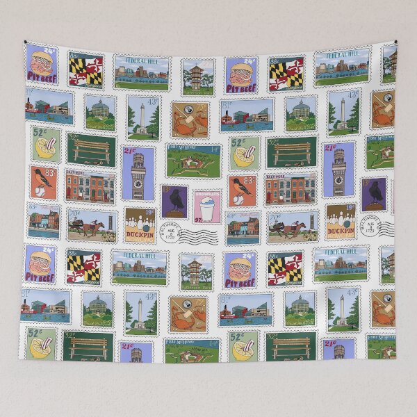 Item preview, Baltimore Stamps designed and sold by Elizabeth Weglein.
