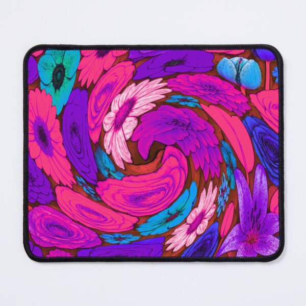 Item preview, Pink and Purple Floral Swirl Psychedelic Design designed and sold by Halifaxartguy.