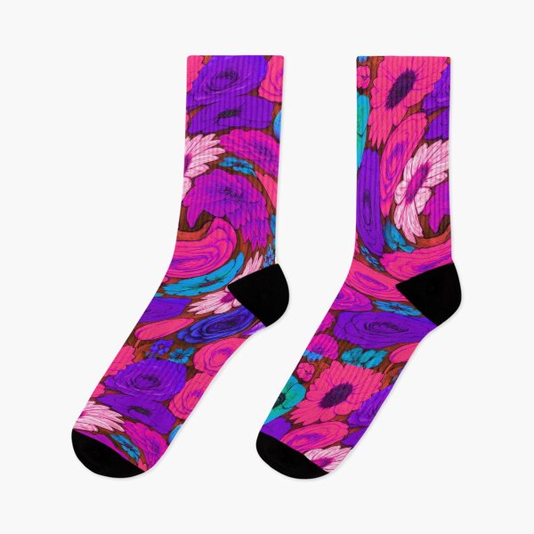 Item preview, Pink and Purple Floral Swirl Psychedelic Design designed and sold by Halifaxartguy.