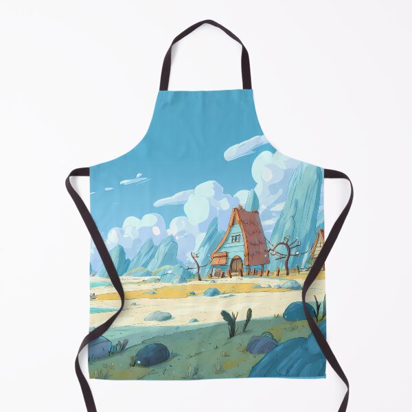 Item preview, Blue Charming Landscapes Whimsical Characters Colorful Art Design designed and sold by ART ATTACK ZONE.