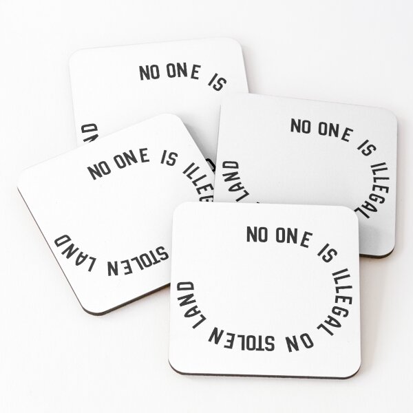 Item preview, NO ONE IS ILLEGAL ON STOLEN LAND. PEACE WORLDWIDE designed and sold by Cosmic Collective Print.