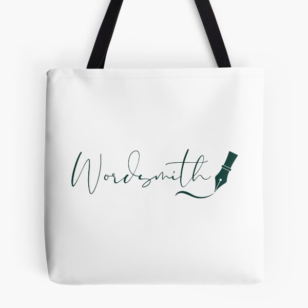 Item preview, Wordsmith Dark Green Typography with Fountain Pen designed and sold by PKDWriterMerch.