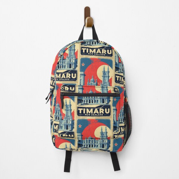 Item preview, Timaru New Zealand Retro Vintage Travel Design designed and sold by TravelersGems.