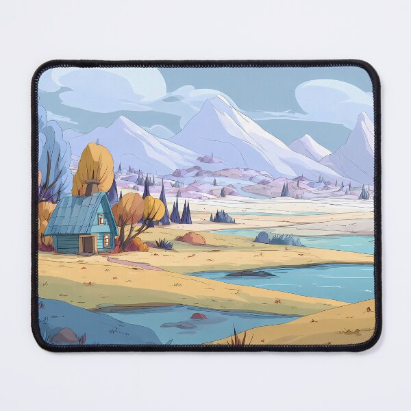 Item preview, Mountains Charming Landscapes Whimsical Characters Colorful Art Design designed and sold by ART ATTACK ZONE.