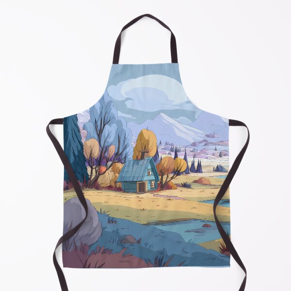 Item preview, Mountains Charming Landscapes Whimsical Characters Colorful Art Design designed and sold by ART ATTACK ZONE.