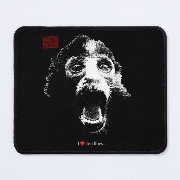 Item preview, Stress Monkey - "I Heart Deadlines" designed and sold by ThrillRags!.