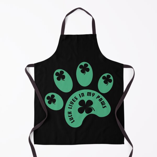 Item preview, Luck Lives in My Paws - Clover Paw Artwork for Pet Lovers designed and sold by NaturEdeN.