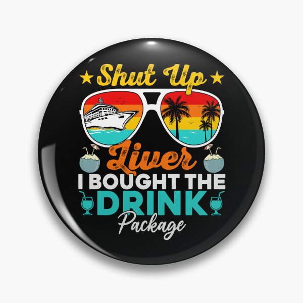 Item preview, Cruise Drink Package Vacation Humor designed and sold by KroghDs.