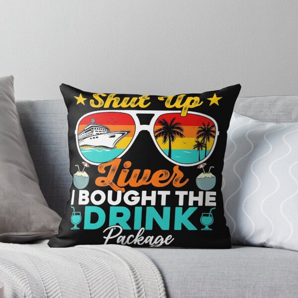 Item preview, Cruise Drink Package Vacation Humor designed and sold by KroghDs.