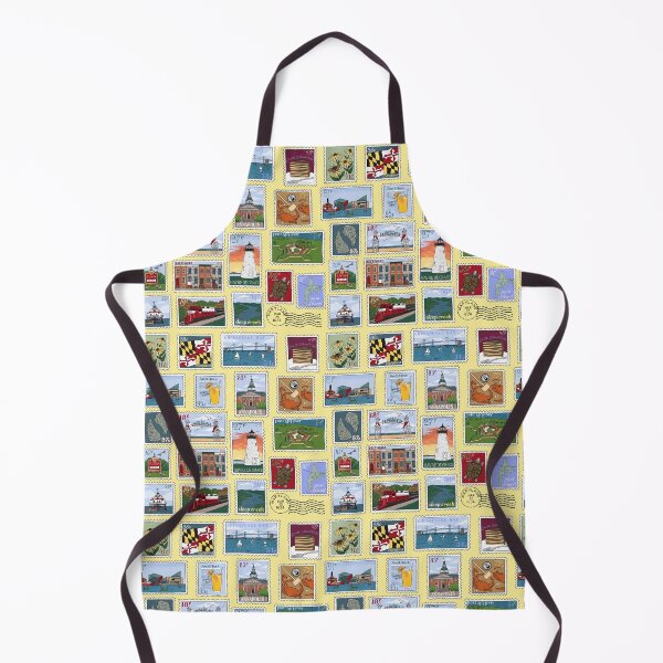 Item preview, Maryland Stamps Illustration - Yellow designed and sold by Elizabeth Weglein.