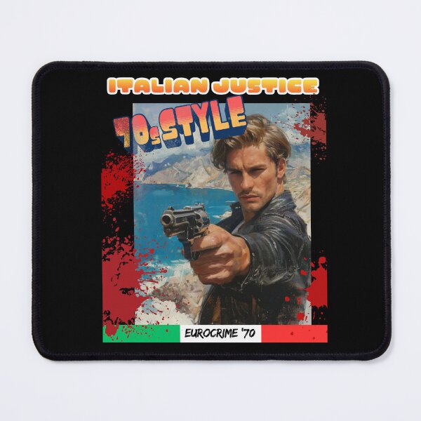 Item preview, EUROCRIME '70 - Vintage Italian Justice Grindhouse Poster designed and sold by Jack Sieg.