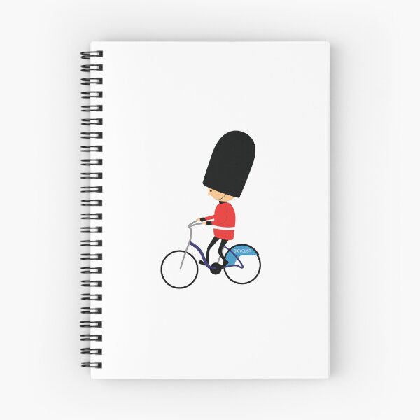 Item preview, Modern London Guard on a City Bike - Blue Mudguard Edition designed and sold by Premierplanum Product.