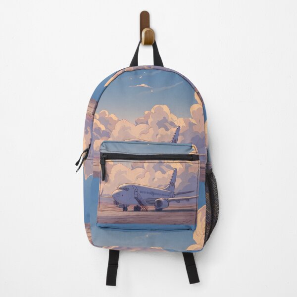 Item preview, Cartoon Airplane Landscapes Whimsical Characters Colorful Art Design designed and sold by ART ATTACK ZONE.