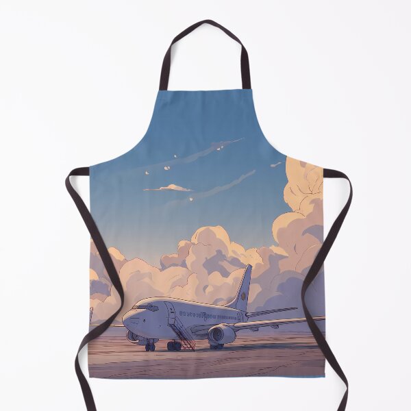 Item preview, Cartoon Airplane Landscapes Whimsical Characters Colorful Art Design designed and sold by ART ATTACK ZONE.