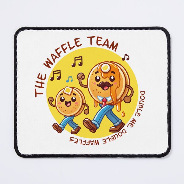Item preview, Father and son together as waffles in a duo designed and sold by Lumiere-Art.