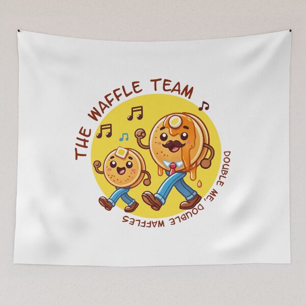 Item preview, Father and son together as waffles in a duo designed and sold by Lumiere-Art.