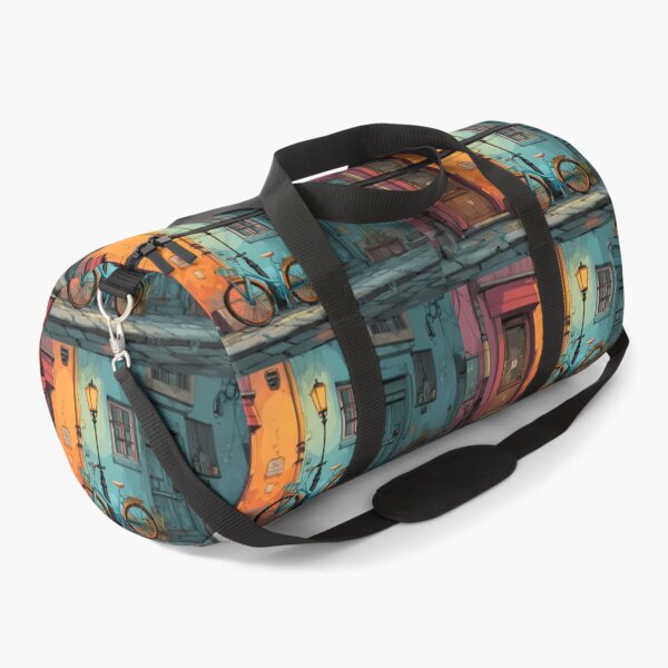 Item preview, Bike Charming Landscapes Whimsical Characters Colorful Art Design designed and sold by ART ATTACK ZONE.