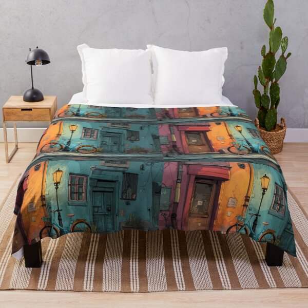 Item preview, Bike Charming Landscapes Whimsical Characters Colorful Art Design designed and sold by ART ATTACK ZONE.