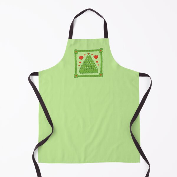 Item preview, Pattern of green and red hearts designed and sold by Cherevan.
