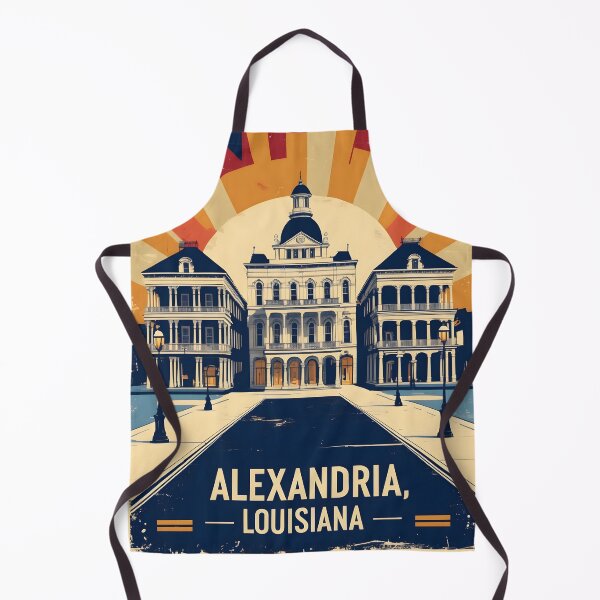 Item preview, Alexandria Louisiana 1950s USA Vintage Travel Tourism designed and sold by TravelersGems.