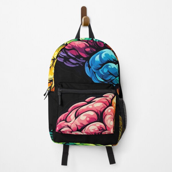 Item preview, Psychedelic Artistic Brain, Colorful Brain Art, Creative Neuroscience Sticker designed and sold by DrizzyV.