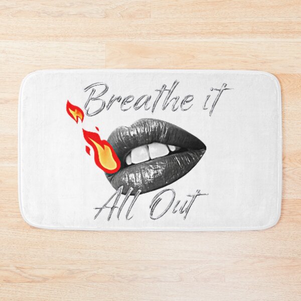 Item preview, Breathe it all out lips with flame designed and sold by Twilight Vision Music .