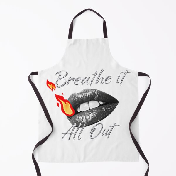 Item preview, Breathe it all out lips with flame designed and sold by Twilight Vision Music .