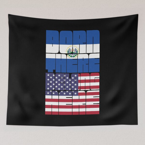 Item preview, Born El Salvador Belong American designed and sold by FlagX.