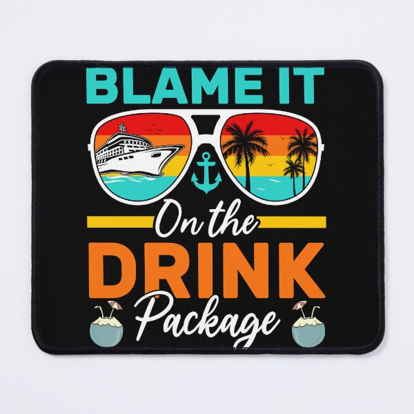 Item preview, Cruise Drink Package Sunset Humor designed and sold by KroghDs.