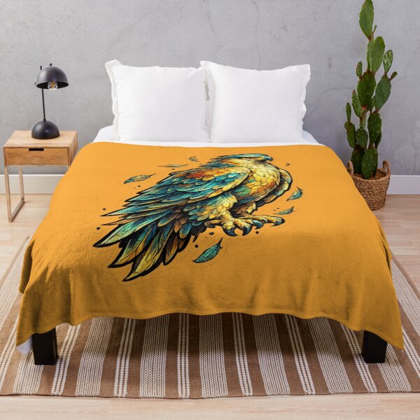 Item preview, Colorful Artistic Bird, Illustrated Fantasy Bird, Creative Nature Sticker designed and sold by DrizzyV.