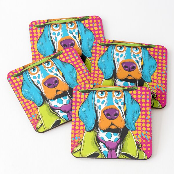 Item preview, Colorful Dog Detective in Pop Art Style  designed and sold by Artessie.