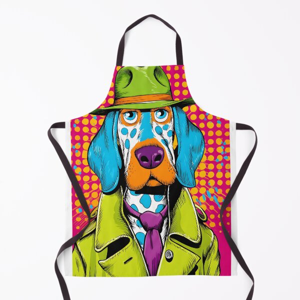 Item preview, Colorful Dog Detective in Pop Art Style designed and sold by Artessie.